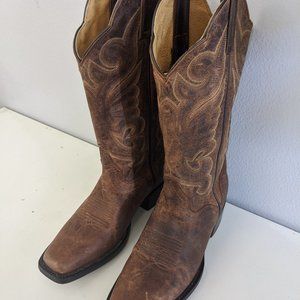 J.B. Dillon Genuine Leather Boots- Made in Mexico